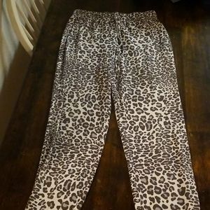 Lepered print pj pants